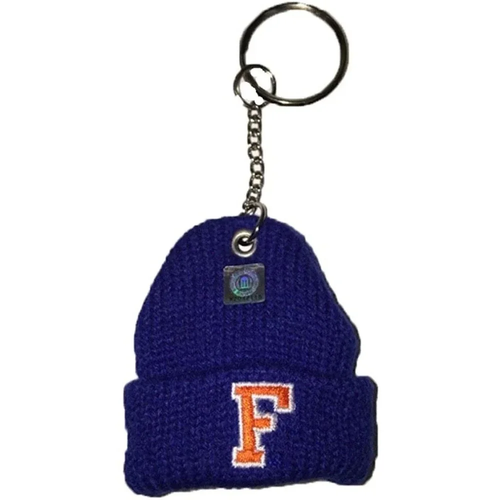 Vintage Keychain Key Ring Hat Beanie Winter Hat New NCAA